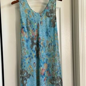 Floral Paisley Sleeveless Dress
